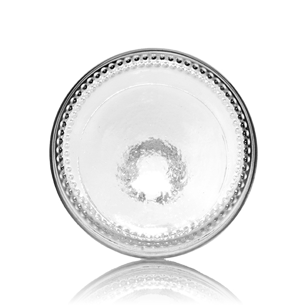 8OZ FLINT GLASS BOSTON ROUND - 24-405 NECK-detail image