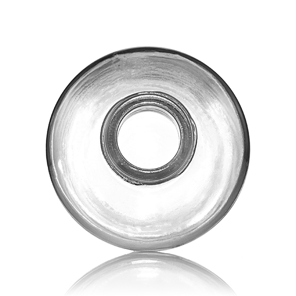 8OZ FLINT GLASS BOSTON ROUND - 24-405 NECK-detail image