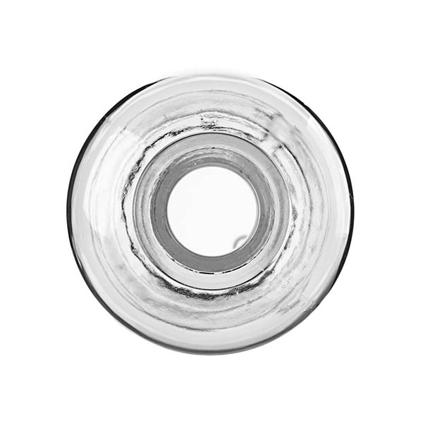 750ML FLINT GLASS  SWISS SPIRITS BOTTLE ROUND - 21.5-CORK NECK-detail image