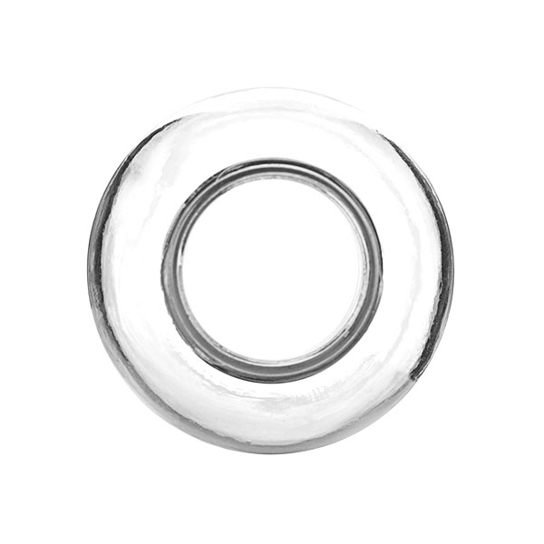 14OZ FLINT GLASS BEVERAGE ROUND BOTTLE - 38-2000 NECK-detail image