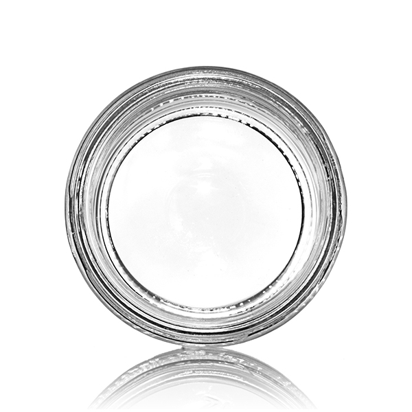 6OZ FLINT GLASS CREAM JAR ROUND - 63-405 NECK-detail image