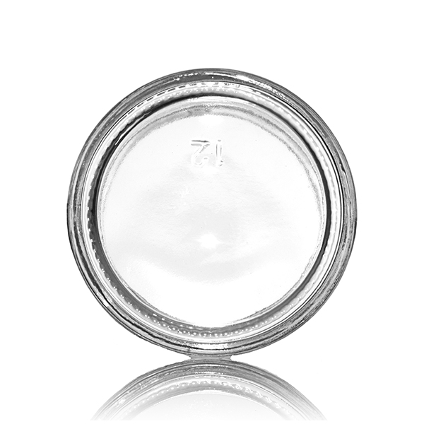 6OZ FLINT GLASS CREAM JAR ROUND - 63-405 NECK-detail image