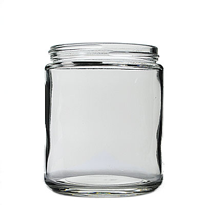 8OZ FLINT GLASS CREAM ROUND - 70-405 NECK-detail image