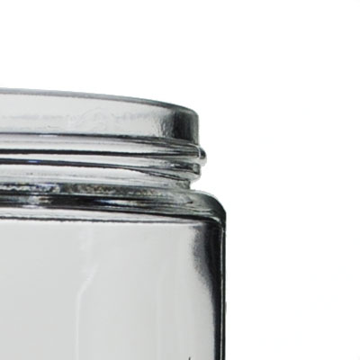 8OZ FLINT GLASS CREAM ROUND - 70-405 NECK-detail image
