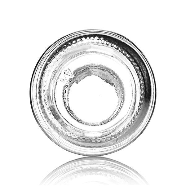 2OZ FLINT GLASS  BOSTON ROUND - 20-405 NECK-detail image