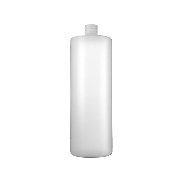 32OZ NATURAL HDPE CYLINDER - 28-410 NECK