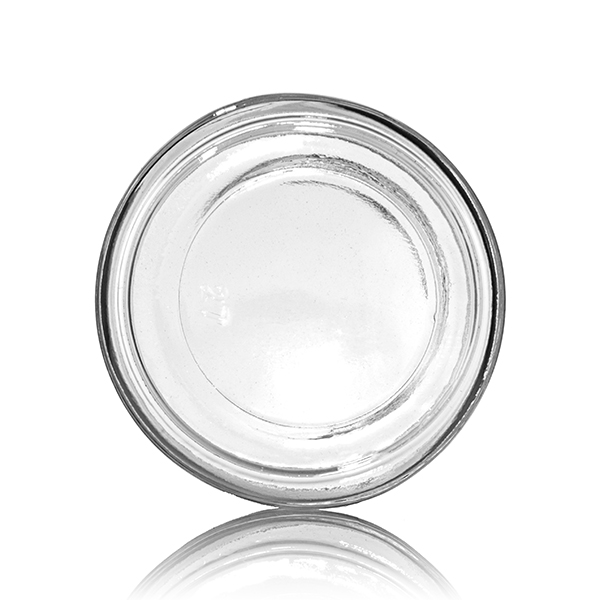 8OZ FLINT GLASS CREAM JAR ROUND - 70-405 NECK-detail image