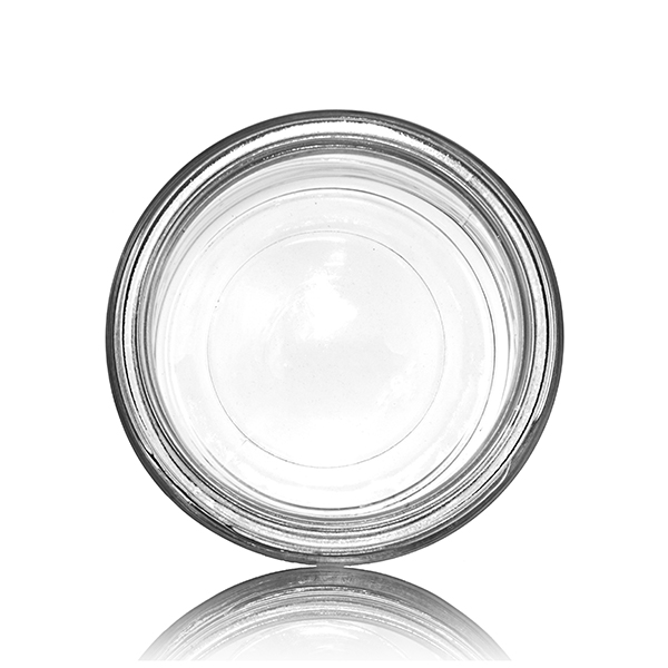 8OZ FLINT GLASS CREAM JAR ROUND - 70-405 NECK-detail image