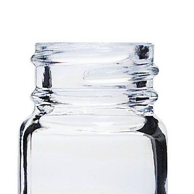 0.5OZ FLINT GLASS WIDE MOUTH ROUND 28-400 NECK-detail image