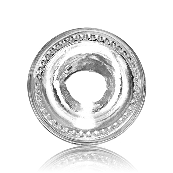 0.5OZ FLINT GLASS  BOSTON ROUND  WITH 18-405 NECK FINISH-detail image