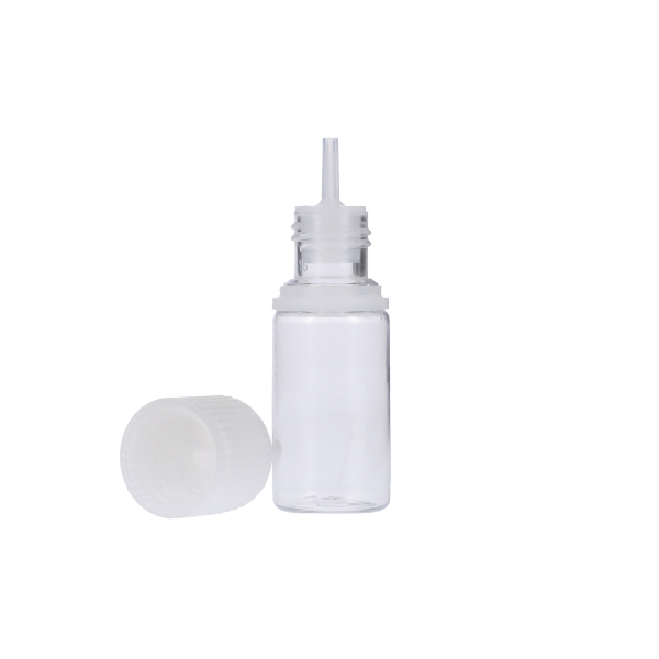 10ML CLEAR PET UNICORN BOTTLE WITH NATURAL CR TAMPER EVIDENT BREAK-OFF BAND CLOSURE-detail image