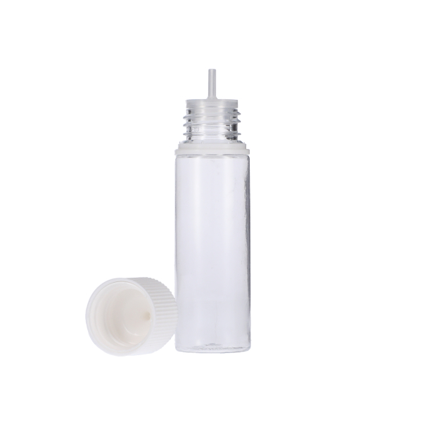 50ML CLEAR PET UNICORN BOTTLE WITH WHITE  CR TAMPER EVIDENT BREAK-OFF BAND CLOSURE-detail image