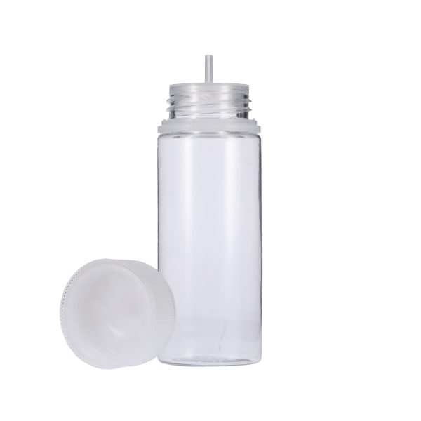 120ML CLEAR PET UNICORN BOTTLE WITH NATURAL CR TAMPER EVIDENT BREAK-OFF BAND CLOUSRE-detail image
