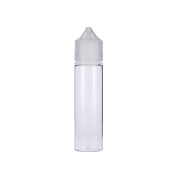60ML CLEAR PET UNICORN BOTTLE WITH NATURAL CR TAMPER EVIDENT BREAK-OFF BAND CLOSURE