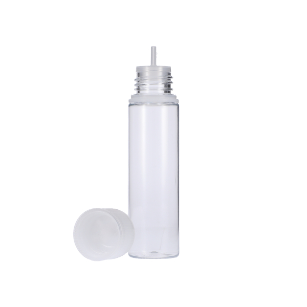 60ML CLEAR PET UNICORN BOTTLE WITH NATURAL CR TAMPER EVIDENT BREAK-OFF BAND CLOSURE-detail image