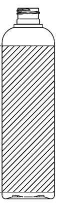 12OZ WHITE WESTON BOSTON ROUND HDPE WITH 24-410 NECK FINISH