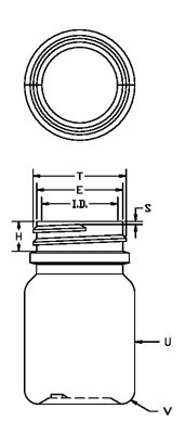 40CC WHITE PHARMA ROUND HDPE WITH 33-400 NECK FINISH