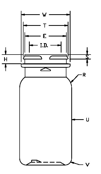 60CC WHITE PHARMA ROUND HDPE WITH 33MM NECK