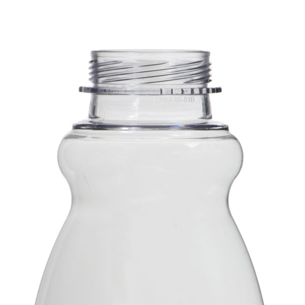 16OZ CLEAR PINT P-18 ROUND PET WITH 38MM NECK-detail image