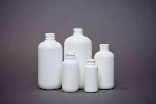 8OZ BOSTON ROUND HDPE WITH 24-410 NECK FINISH