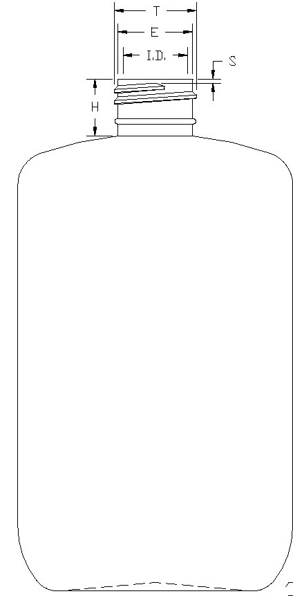 250ML WHITE OVAL HDPE WITH 24-410 NECK FINISH