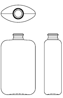 2OZ WHITE OVAL HDPE WITH 18MM NECK