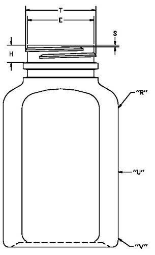 250ML WHITE PHARMA OBLONG HDPE WITH 43-400 NECK FINISH