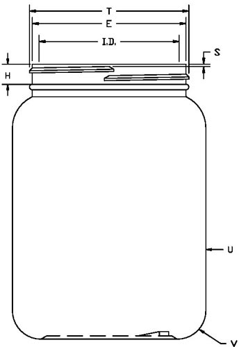 1000CC WHITE PHARMA ROUND HDPE WITH 89-400 NECK FINISH
