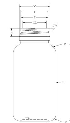 200CC WHITE PHARMA ROUND HDPE WITH 38-400 NECK FINISH