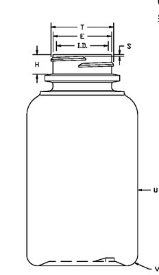 300CC WHITE PHARMA ROUND HDPE WITH 38-400 NECK FINISH