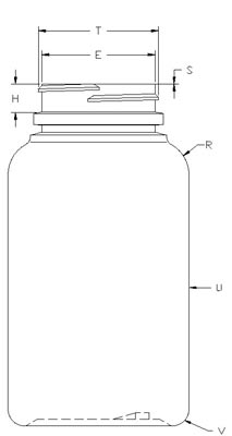 300CC WHITE PHARMA ROUND HDPE WITH 45-400 NECK FINISH