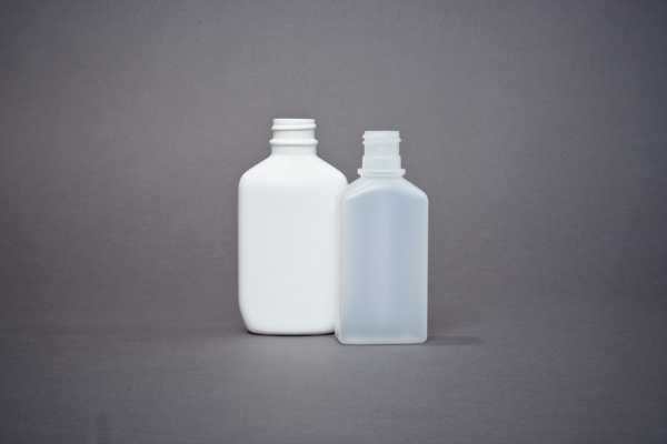 2.5OZ WHITE SHELFLINE OBLONG HDPE WITH 20-410 NECK FINISH
