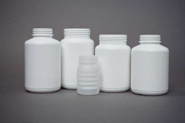 450CC PHARMA ROUND HDPE WITH 63-400 NECK FINISH