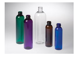 8OZ CLEAR COSMO ROUND PET WITH 24-400 NECK FINISH