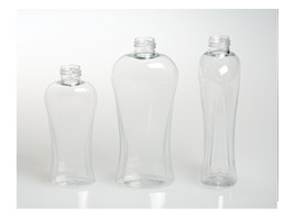 4OZ CLEAR VANITY FLAIR ROUND PET WITH 24-410 NECK FINISH