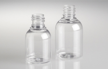 1OZ CLEAR REGENT BELL ROUND PET WITH 18-415 NECK FINISH