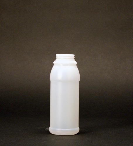 8OZ WHITE BULLET HDPE