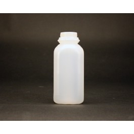12OZ WHITE JUICE SQUARE HDPE WITH 38MM NECK