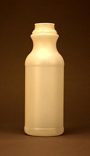 20OZ WHITE DECANTER ROUND HDPE