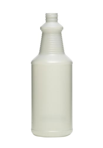 16OZ NATURAL CARAFE ROUND HDPE WITH 28-400 NECK FINISH