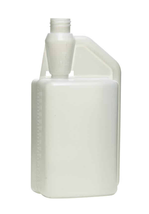 32OZ NATURAL SINGLE NECK BETTIX HDPE WITH 28-410 NECK FINISH