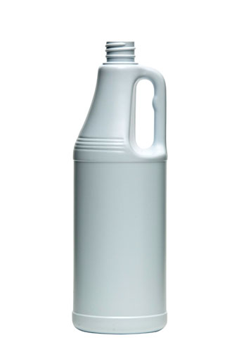 32OZ NATURAL HANDLEWARE ROUND HDPE WITH 28-410 NECK FINISH