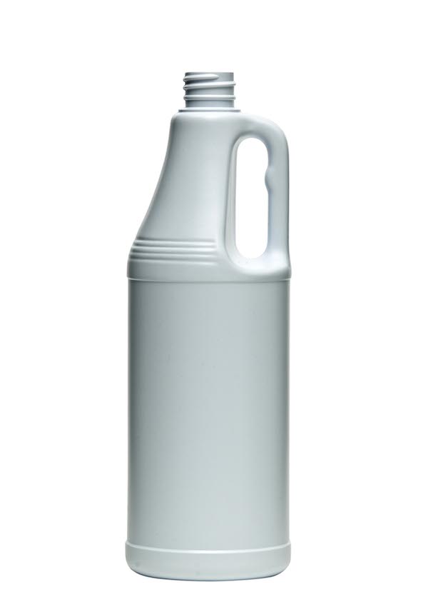 32OZ NATURAL HANDLEWARE ROUND HDPE WITH 28-400 NECK FINISH