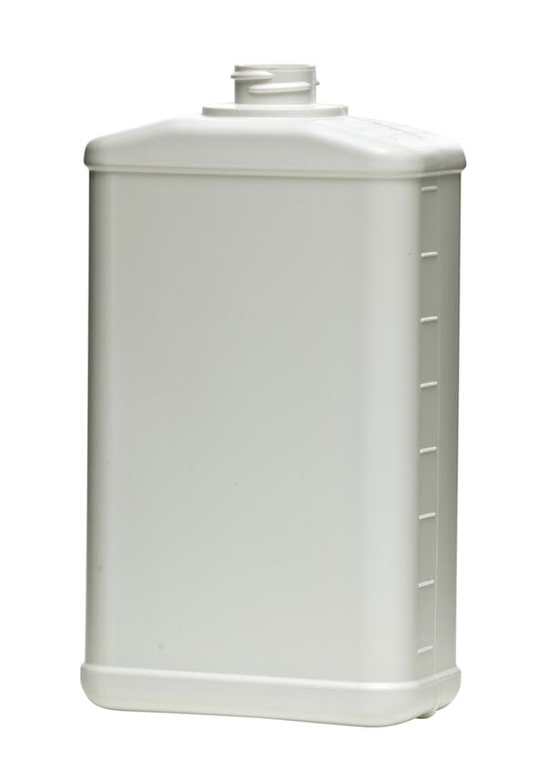 32OZ NATURAL CENTER POUR OBLONG HDPE WITH 28-400 NECK FINISH