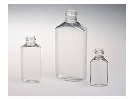 2OZ CLEAR NARROW NECK OBLONG PET WITH 20MM NECK