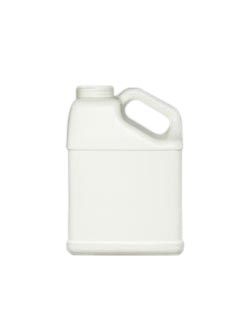 64OZ NATURAL SLANT HANDLEWARE OBLONG HDPE WITH 53-485 NECK FINISH