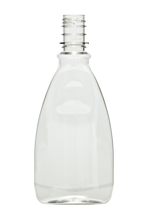 1LITER NATURAL FLAIR MOUTHWASH OVAL PET WITH 33MM NECK