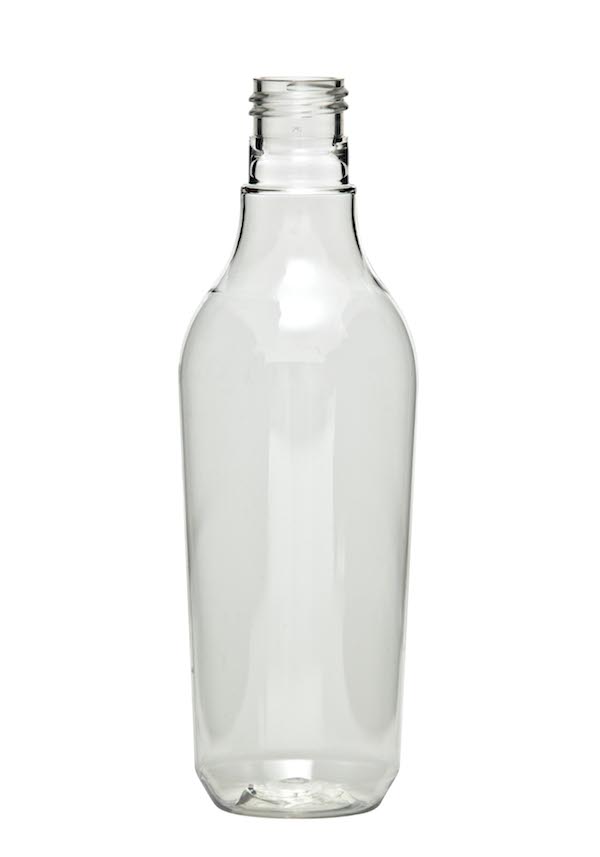 250ML CLEAR PET TAPERED ROUND - 24-415 NECK