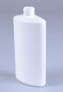 16OZ WHITE ADINA OVAL HDPE WITH 28-410 NECK FINISH