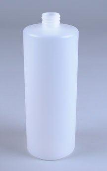 32OZ NATURAL CYLINDER HDPE WITH 28-410 NECK FINISH